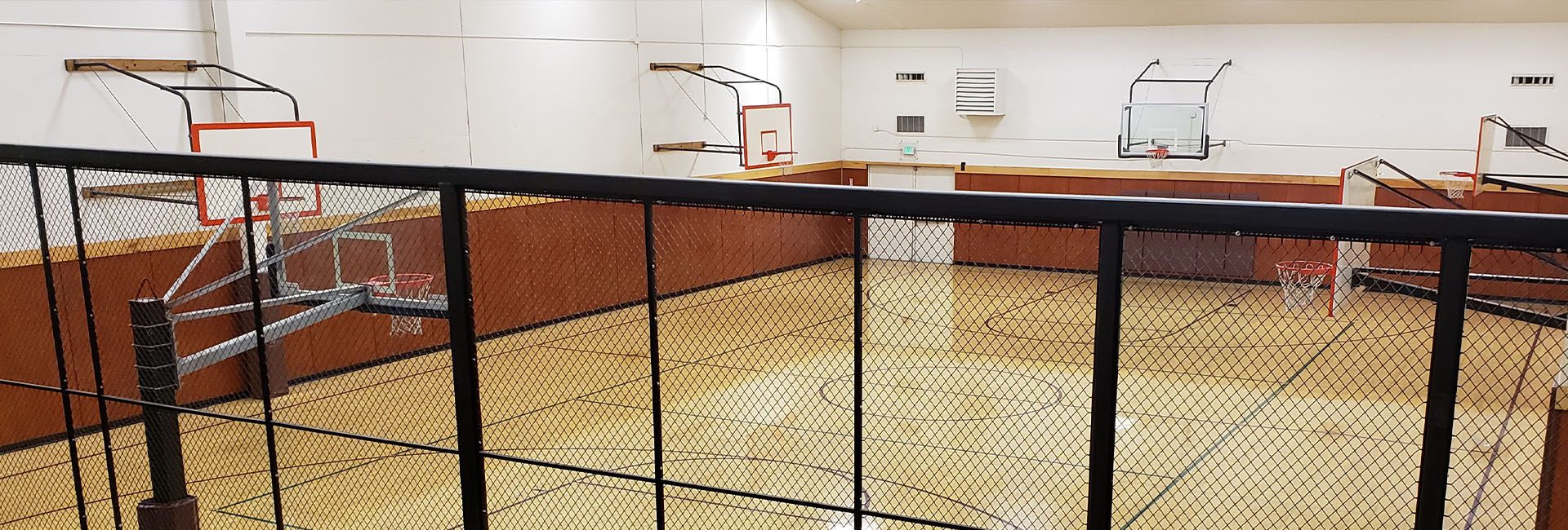 indoor basketball/volleyball court