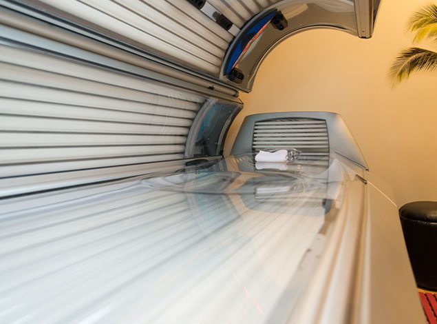 open tanning bed