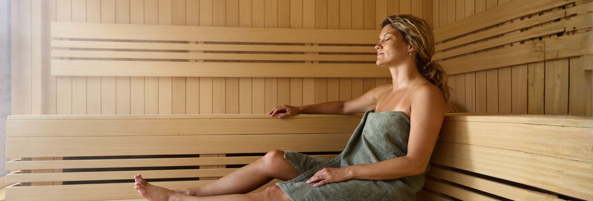 Sauna at Peak Health & Wellness Center in Hayden, Idaho