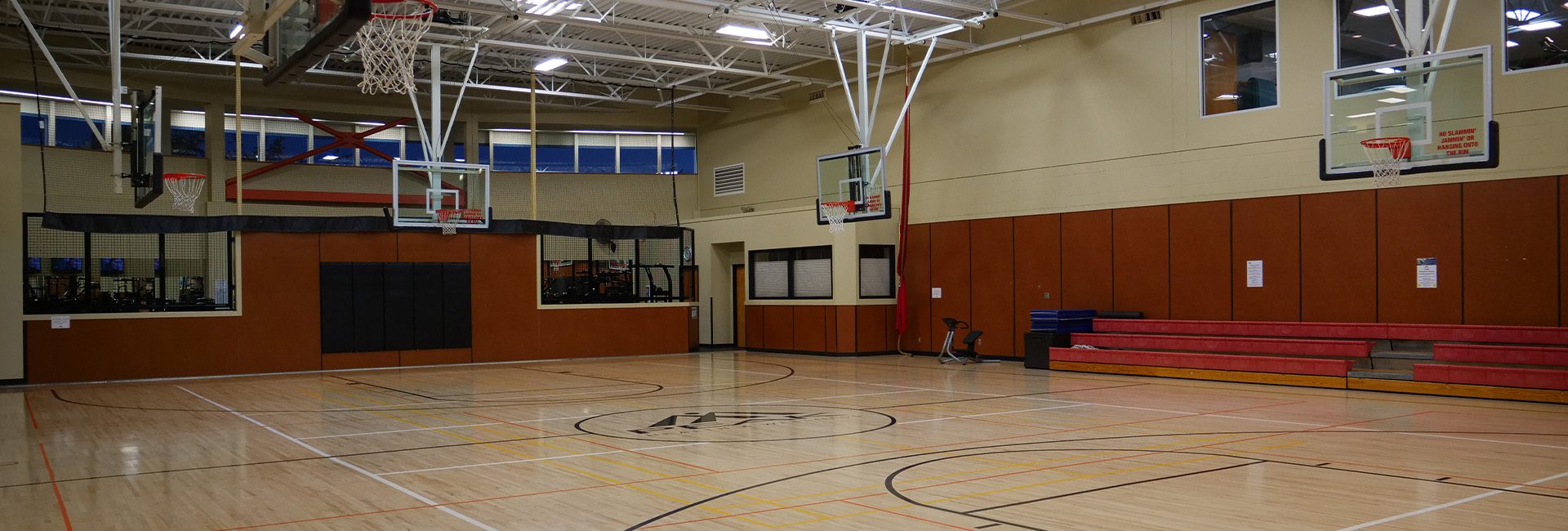 basketball court in a gym in missoula