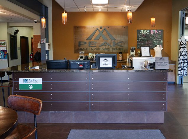 the front desk at a gym in Missoula