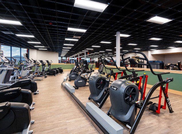 cardio training equipment at peak health gym in post falls idaho